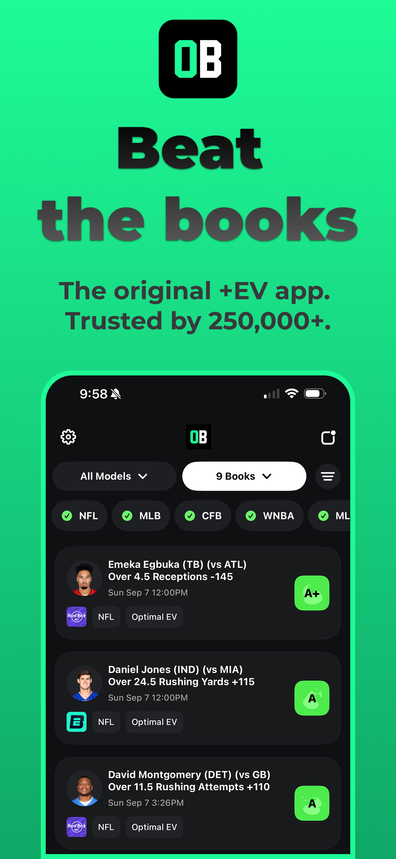Optimal Bet App Preview